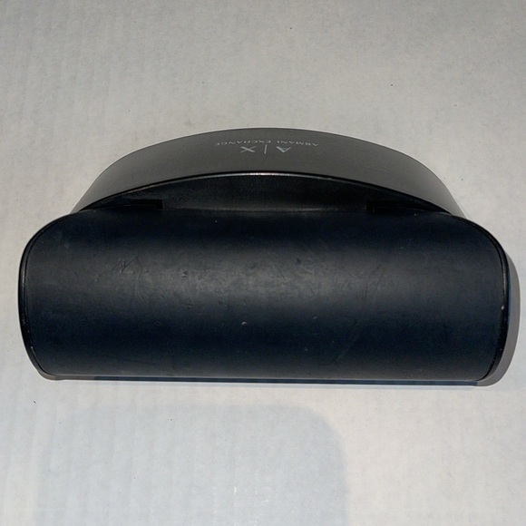 A/X Armani Exchange Black Hard Shell Curved Glasses Case - Picture 4 of 4